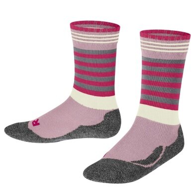 Falke Daily Sock Active Frog (high moisture transport) pink/grey Children - 1 pair