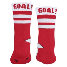 Falke Daily Sock Active Soccer (Football Design, Optimal Comfort) Red/White Children - 1 Pair