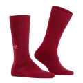 Falke Day Sock Airport Rudolph (climate-regulating merino wool, knit design) red Men - 1 Pair
