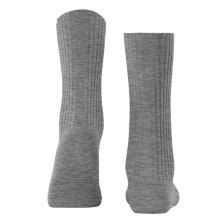 Falke Daily Sock Cosy Wool Boot (comfortable wearing experience) grey ladies - 1 pair