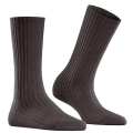 Falke Daily Sock Cosy Wool Boot (comfortable wearing experience) dark brown ladies - 1 pair