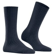 Falke Daily Sock Cosy Wool Boot (comfortable wearing experience) navy blue ladies - 1 pair
