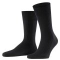 Falke Tagessocke Crew Bristol Pure (high-quality merino wool) black Men - 1 Pair