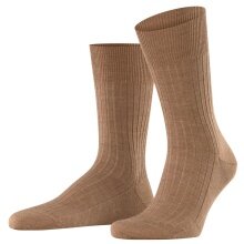 Falke Daily Sock Crew Bristol Pure (high-quality merino wool) light brown Men - 1 Pair