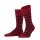 Falke Daily Sock Crew Sensitive Mapped Line (Striped Pattern, Cotton) red Men - 1 Pair
