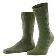 Falke Daily Sock Crew Carpet in Shoe (climate-regulating Merino wool) sage green Men - 1 Pair