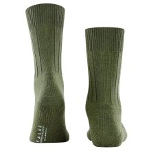 Falke Daily Sock Crew Carpet in Shoe (climate-regulating Merino wool) sage green Men - 1 Pair