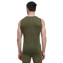 Falke Functional Underwear Tank Top Warm (perfect moisture and temperature regulation) olive green men's