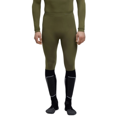 Falke Base Layer Tights Warm (perfect moisture and temperature regulation) long green men's