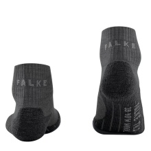 Falke Trekkingsocke TK2 Explore Wool Short (high wearing comfort) smog grey Women - 1 Pair