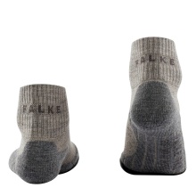 Falke Trekkingsocke TK2 Explore Wool Short (high wearing comfort) brown Women - 1 Pair