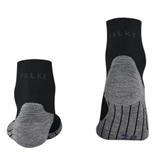 Falke Trekking Sock TK5 Hiking Cool Short (high wearing comfort) black Men - 1 Pair