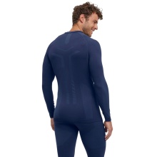 Falke Functional Underwear Long Sleeve Shirt Warm (perfect moisture and temperature regulation) blue men's