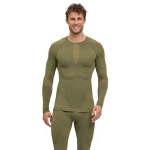 Falke Functional Underwear Long Sleeve Shirt Warm (perfect moisture and temperature regulation) olive green men's