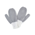 Falke Winter Gloves (Mittens) - warm and soft white/gray Women/Men 1 Pair