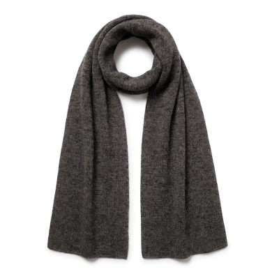 Falke winter scarf (fine merino wool) dark grey 170cm x 30cm - 1 piece