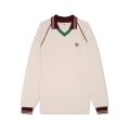Fila Leisure Long Sleeve Shirt Molinazzo Polo Sweater Beige Men's