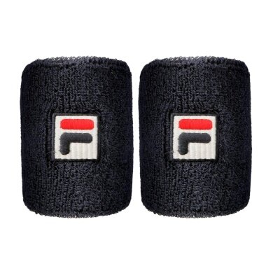 Fila Sweatband East Wrist (80% Cotton) navy blue - 2 pieces
