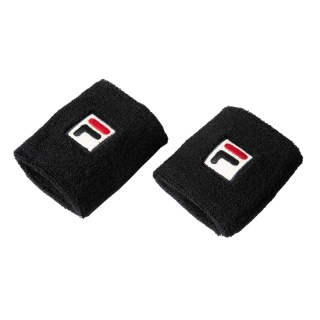Fila Sweatband East Hand Wrist (80% Cotton) black - 2 pieces