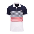 Fila Tennis Polo BB Monte Carlo (rec. Polyester) white/navy/red men's