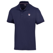 Fila Tennis Polo Hermano (100% recycled polyester, classic look) navy blue men's