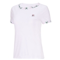 Fila Tennis Shirt Yamila (comfortable to wear) white/green ladies