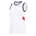 Fila Tennis Tank Top Lissy (100% Polyester) white/navy blue ladies
