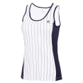 Fila Tennis Tank Top Nina (100% Polyester) white/navy blue ladies