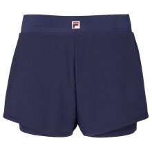 Fila Luna Short Tennis Shorts (with inner shorts) short navy blue ladies