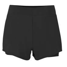 Fila Luna Tennis Shorts (with inner shorts, high waistband) short black ladies