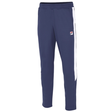 Fila Training Trousers Pant Jan (100% Polyester) indigo blue/white Men's