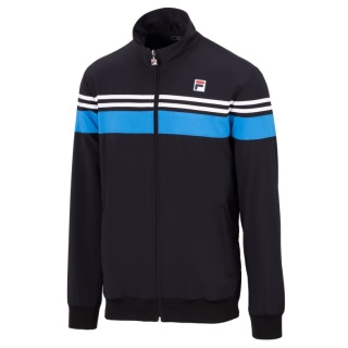 Fila Training Jacket Bruno (Full-Zip, Stand-up Collar) black/blue Men