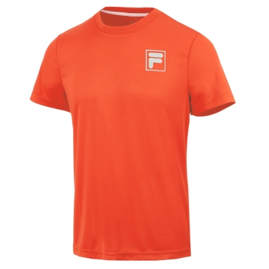 Fila Tennis T-shirt Tommaso (100% Polyester) orange men's