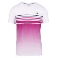 Fila Tennis T-shirt Miguel (recycled polyester) white/fuchsia men's