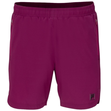 Fila Elrik Tennis Shorts (4-Way Stretch) Short Purple Men's