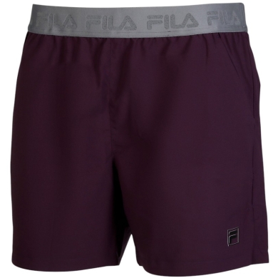 Fila Tennis Shorts Jarno (4-Way Stretch) Short Burgundy Men's
