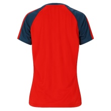 Forza Sport Shirt Alva S/S Tee (100% Polyester) red/blue ladies