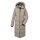 G.I.G.A. DX Winter coat GW 50 with hood in down look (water-repellent, windproof) light beige ladies
