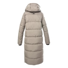 G.I.G.A. DX Winter coat GW 50 with hood in down look (water-repellent, windproof) light beige ladies