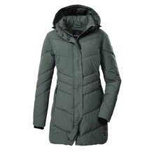 G.I.G.A. DX Winter Quilted Parka GW 60 with Hood (Water-Repellent, Slim Fit) Aqua Green Ladies