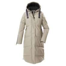 G.I.G.A. DX Winter Quilted Coat GW 41 in Down Look (very warm, water-repellent, windproof) light beige ladies'