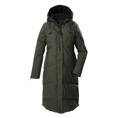 G.I.G.A. DX Winter Quilted Coat GW 41 in Down Look (very warm, water-repellent, windproof) olive green ladies