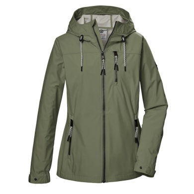 G.I.G.A. DX Softshell Jacket GS 74 with Hood (waterproof and windproof) olive green ladies