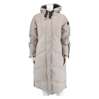 G.I.G.A. DX Winter Quilted Coat GW 41 in Down Look (very warm, water-repellent, windproof) light beige ladies'