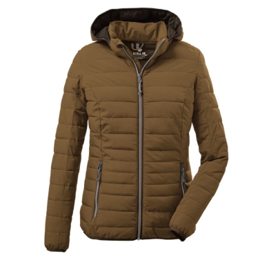 G.I.G.A. DX Winter Functional Jacket Uyaka with Hood (water-repellent and windproof) light brown ladies