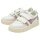 Gola Sneaker Grandslam Trident 2025 (PU, Velcro) white/pastel pink/grey blue children