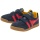 Gola Sneaker Harrier 2025 (Suede, Velcro) navy blue/red/sun yellow children