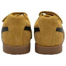 Gola Harrier 2025 Sneakers (Suede, Velcro) Sun Yellow/Black Children