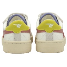 Gola Sneaker Falcon 2025 (PU, Velcro) white/pink/yellow children