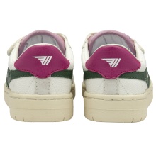 Gola Sneaker Falcon 2025 (PU, Velcro) white/evergreen/fuchsia pink children